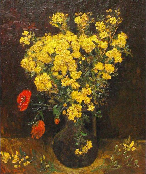 Vincent Van Gogh Vase with Lychnis oil painting image